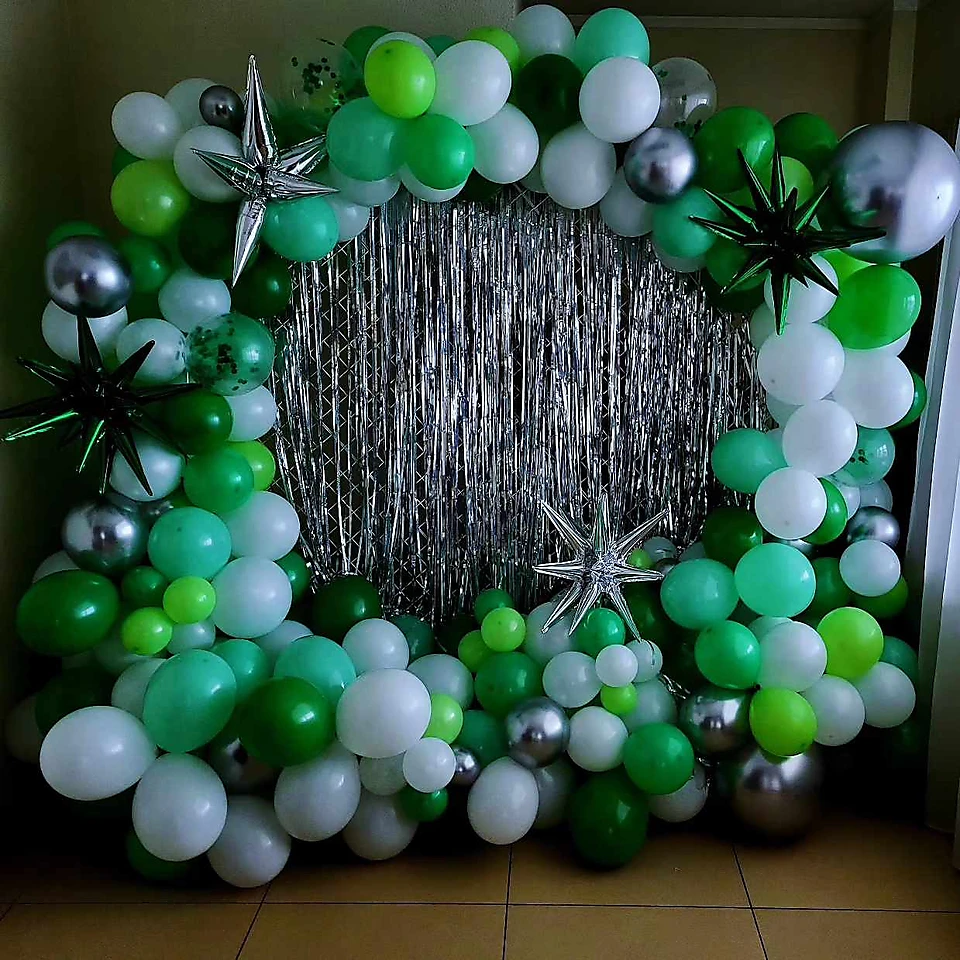 Baloni, galda dekori, aksesuāri,