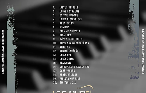 PĀRDOŠANĀ! Sandra Sproģa autora albūms "Savīt laiku mūzikā" -10€